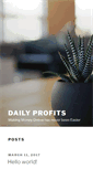 Mobile Screenshot of daily-profits.com